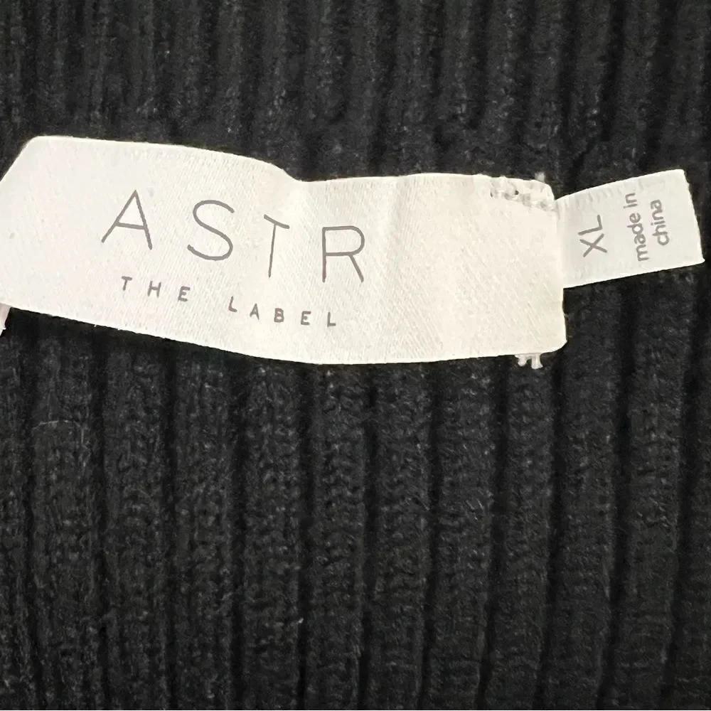 NWOT Nordstrom Astr‎ The Label Spaghetti Strap Ribbed Knit Bodycon Dress -- XL